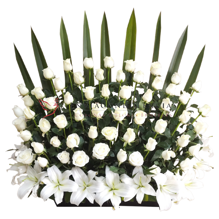 Flores fúnebres: Ofrenda Luz Blanca